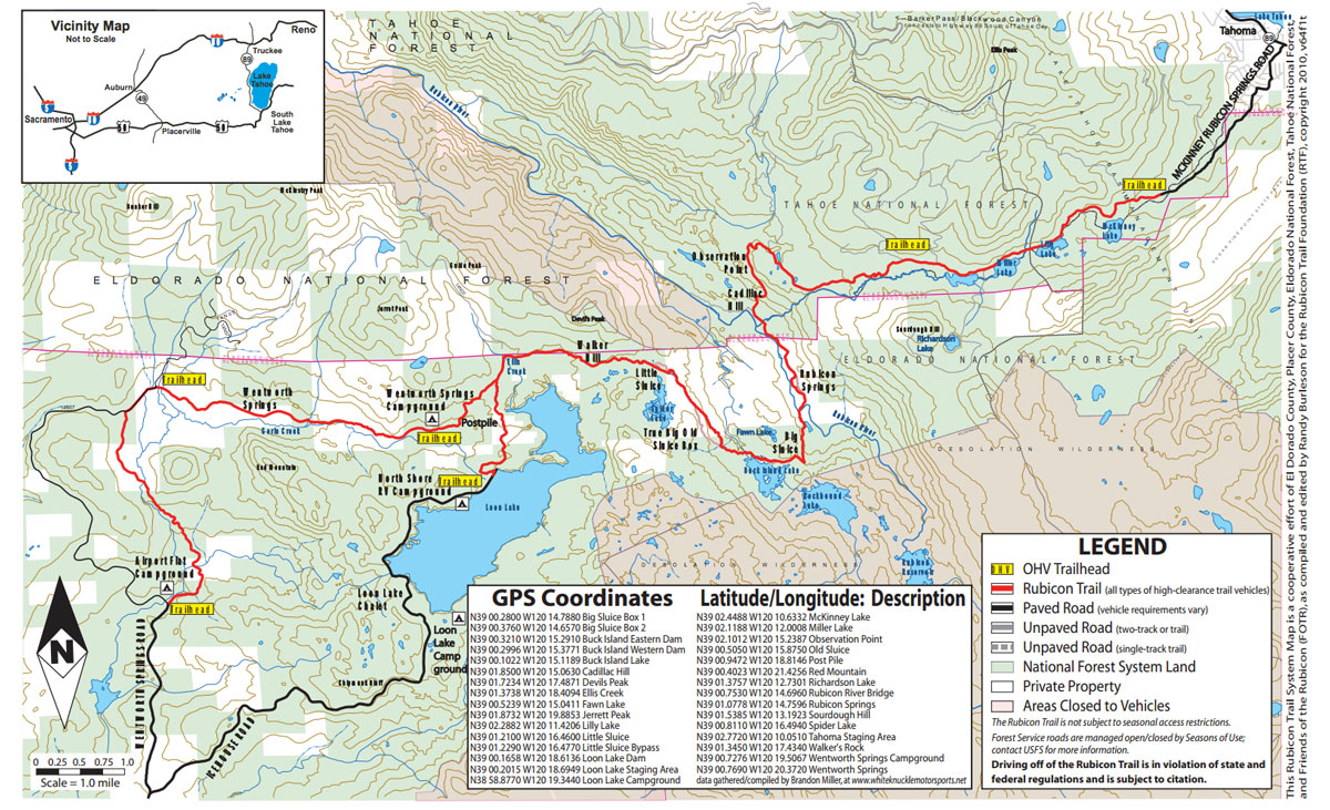 rubicon trail map
